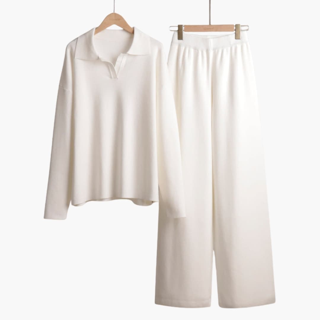 Ensemble Loungewear Femme avec Pull Oversize et Pantalon Large