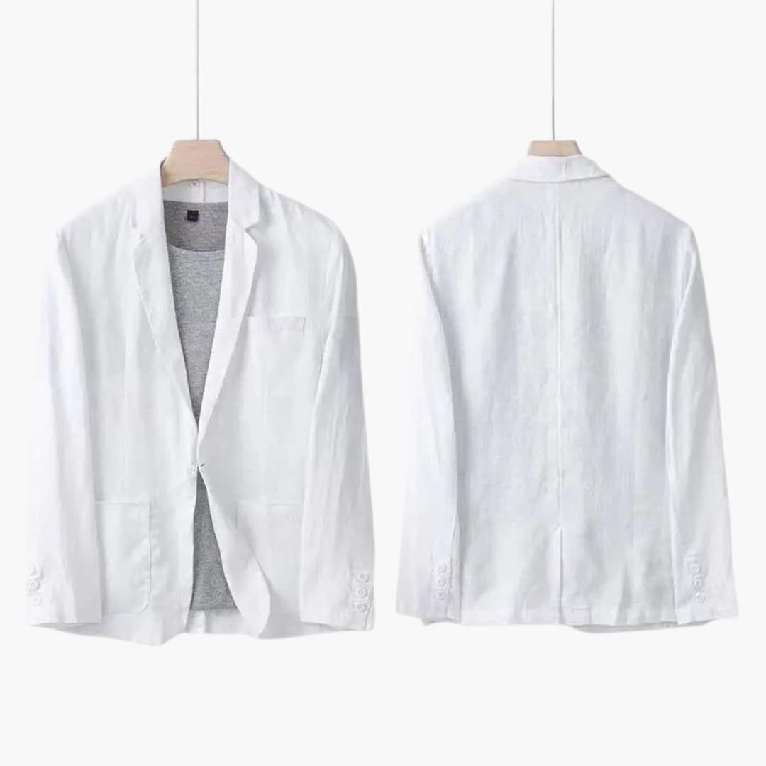 Ensemble costume homme avec blazer et pantalon droit