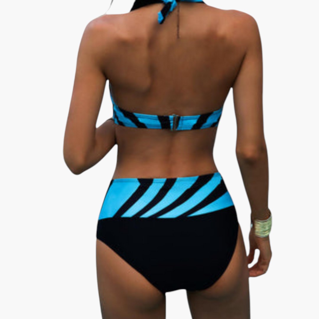 Bikini-Set für Damen mit Neckholder und verstellbaren Trägern