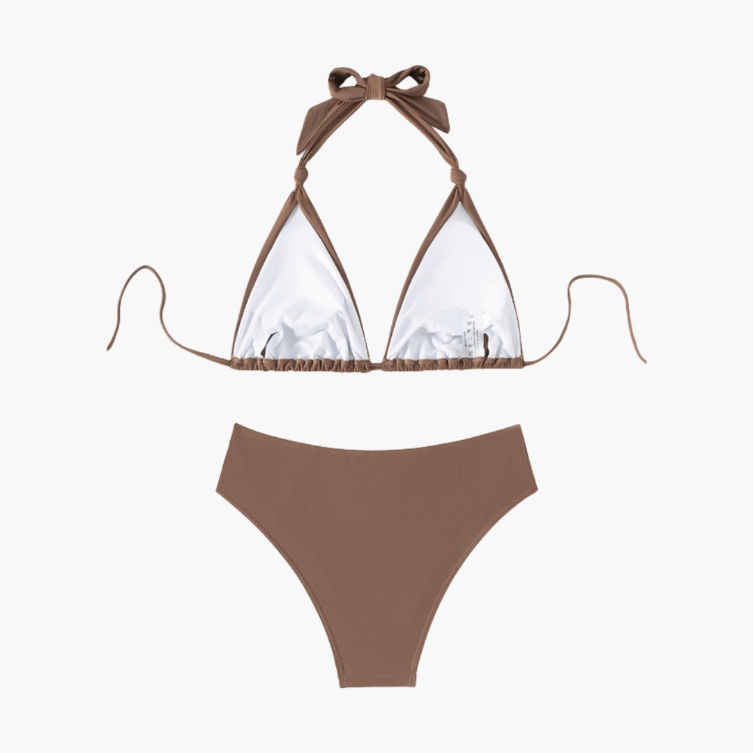 Ensemble bikini pour femmes avec haut à nouer