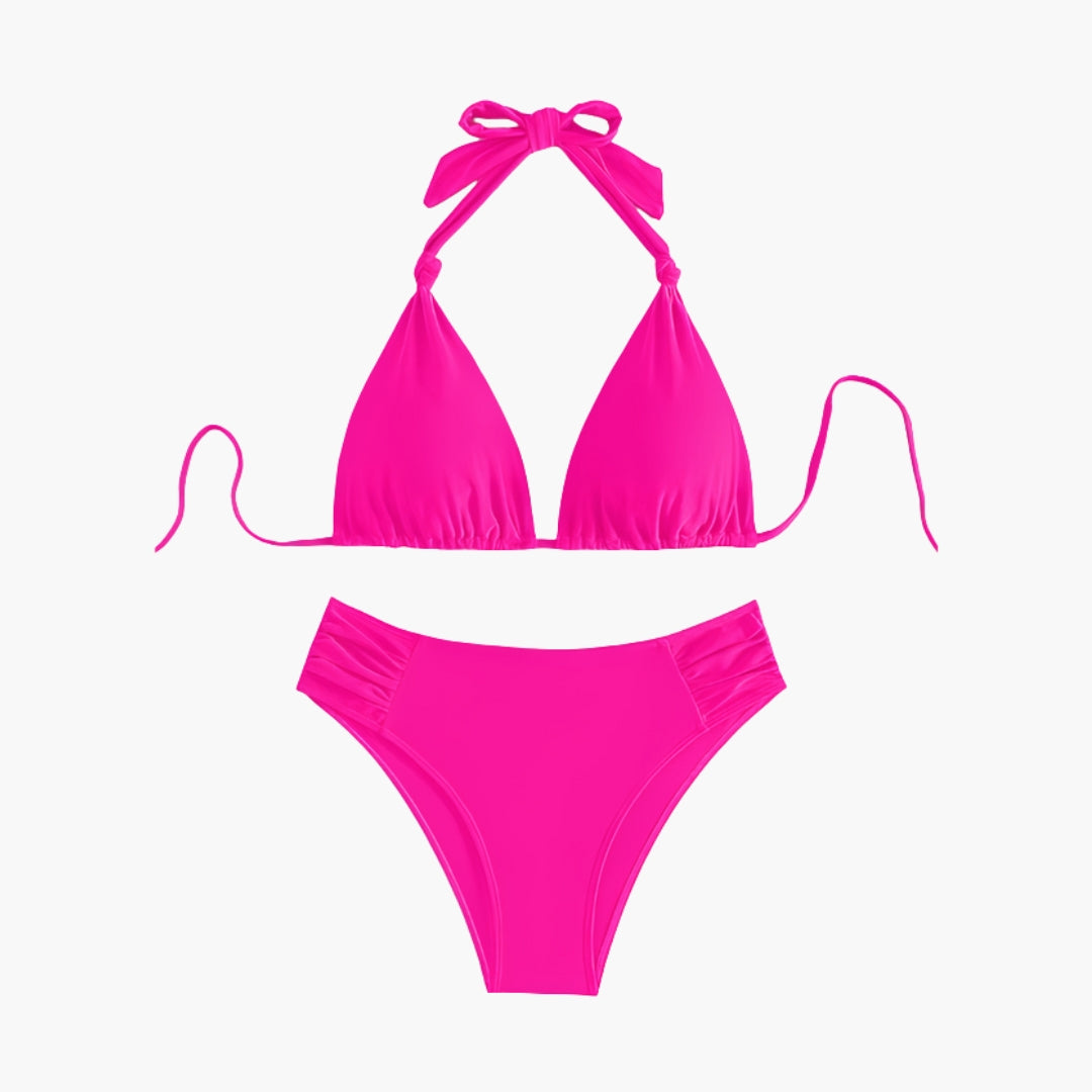 Ensemble bikini pour femmes avec haut à nouer