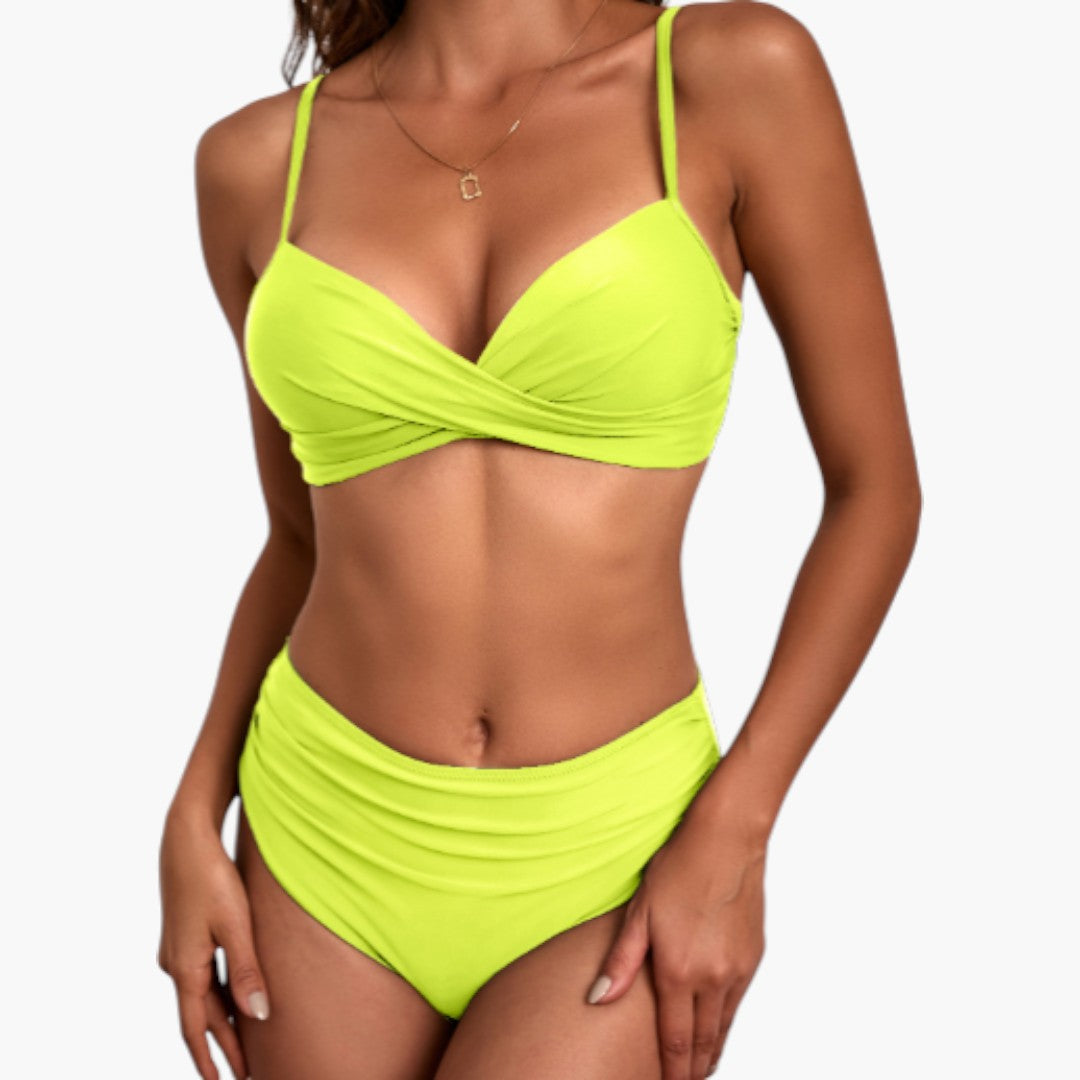Ensemble bikini pour femmes avec haut croisé