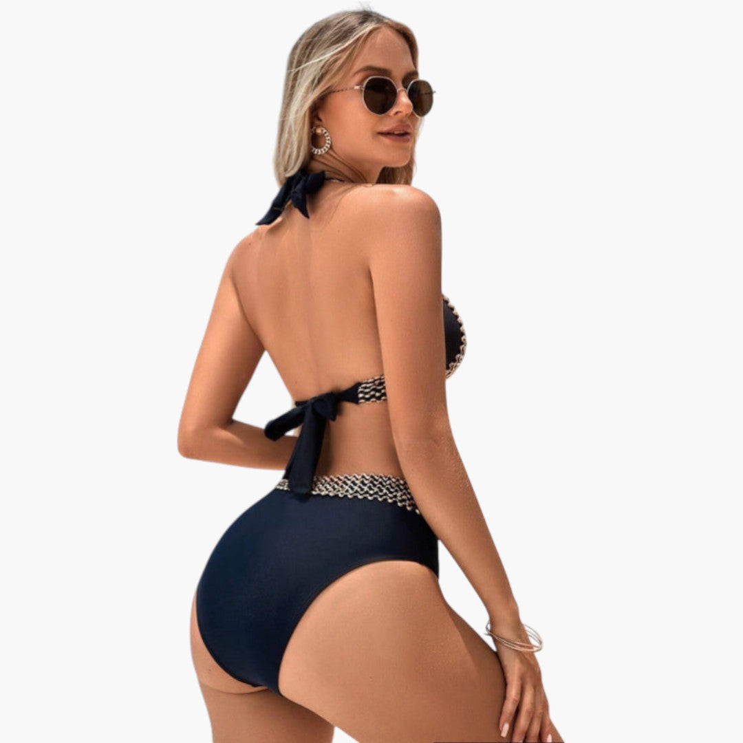 Ensemble bikini pour femmes avec haut triangle