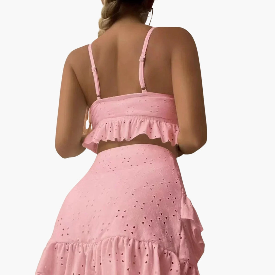 Ensemble bikini pour femmes avec volants