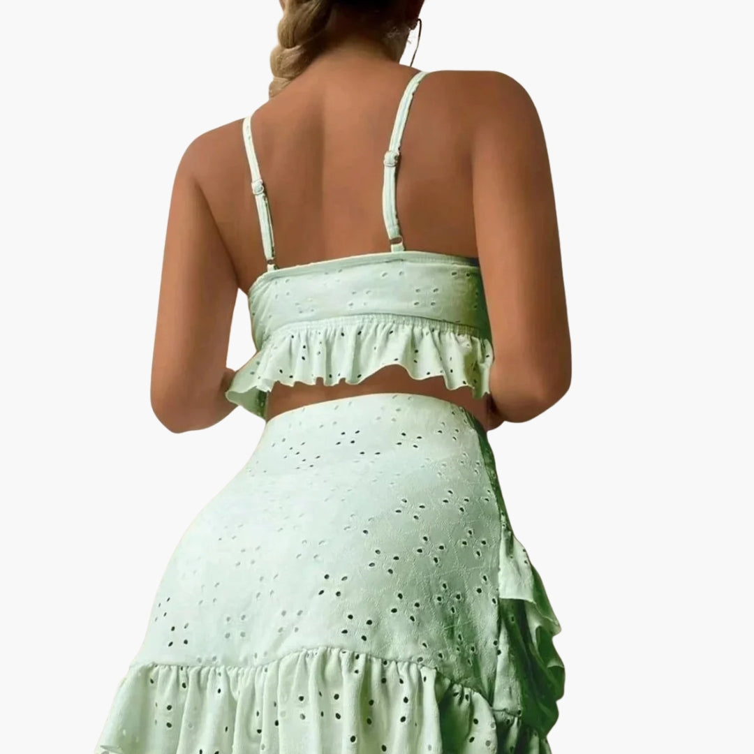 Ensemble bikini pour femmes avec volants