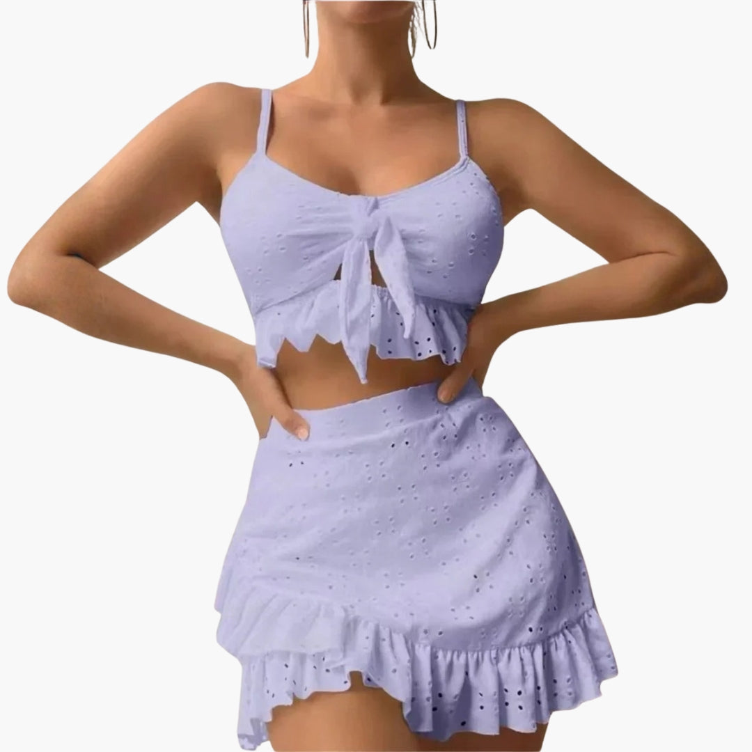 Ensemble bikini pour femmes avec volants