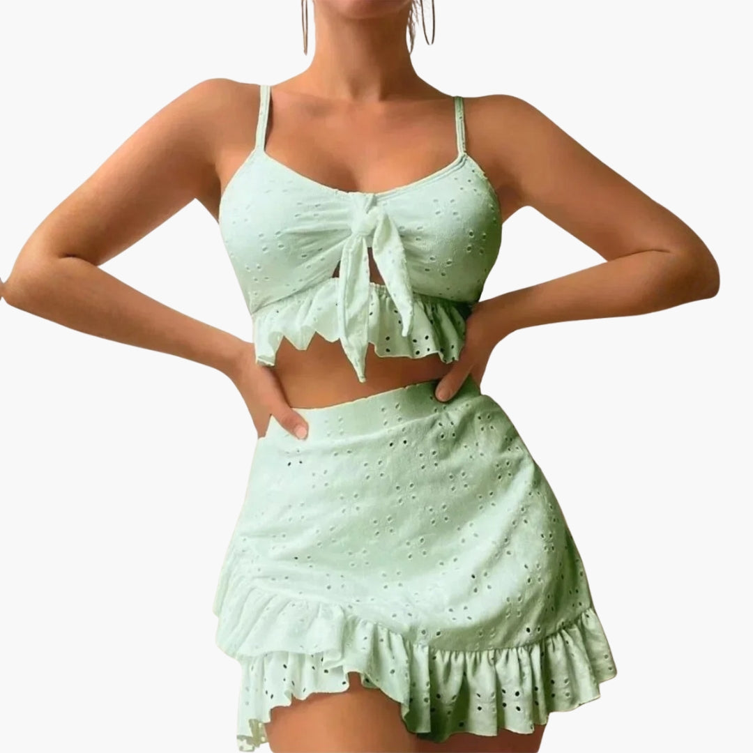 Ensemble bikini pour femmes avec volants