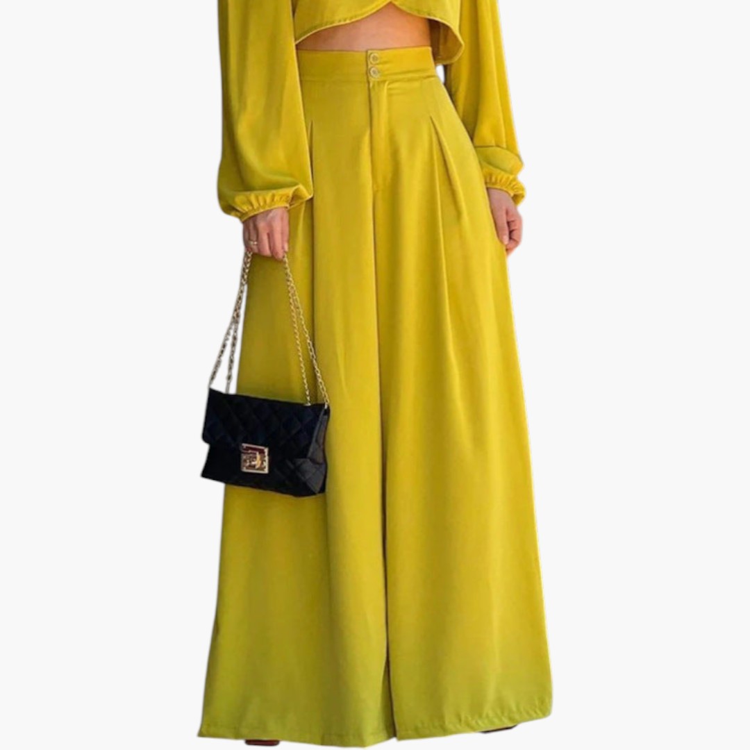 Completo due pezzi donna con top corto