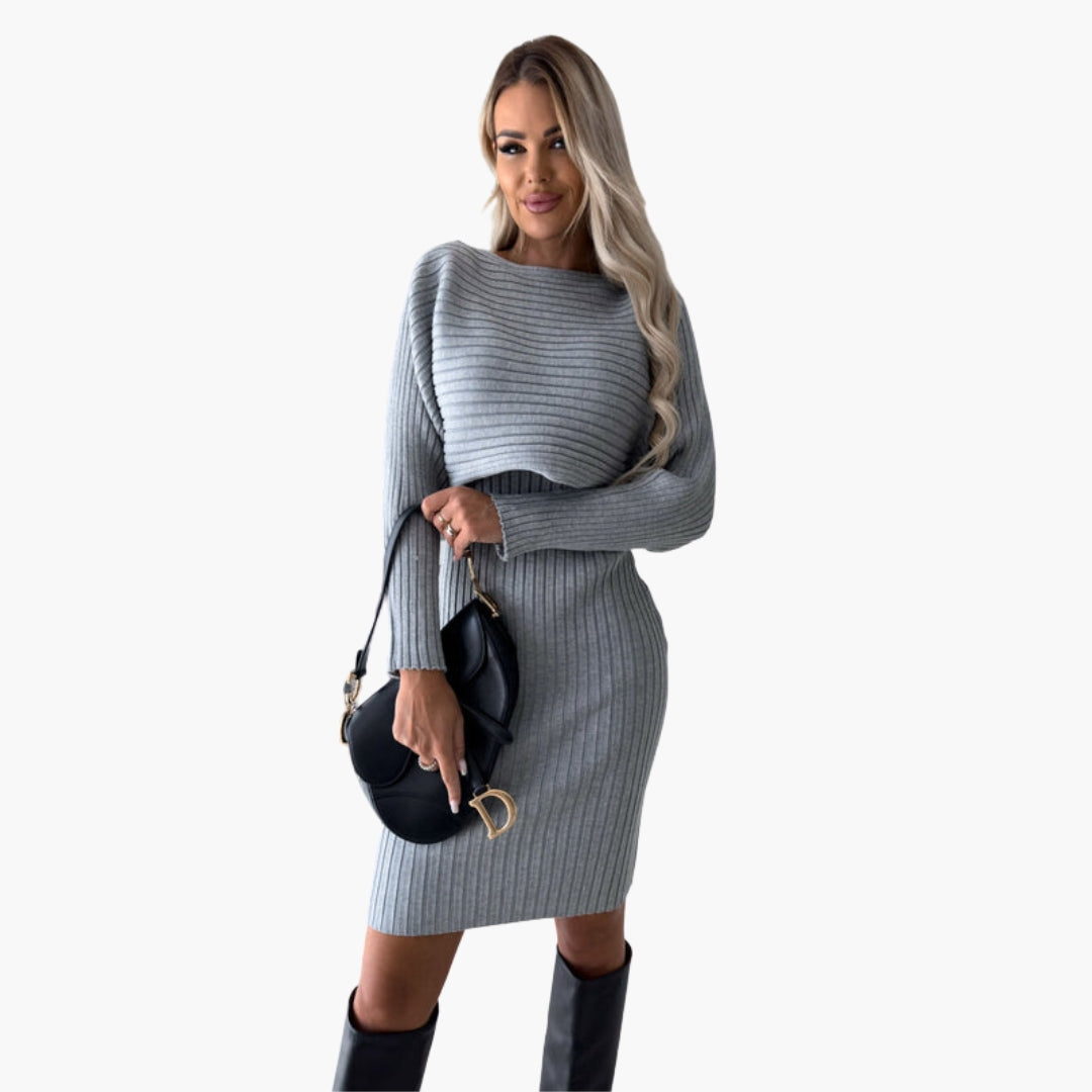 Damenzweiteiler mit ärmellosem Kleid