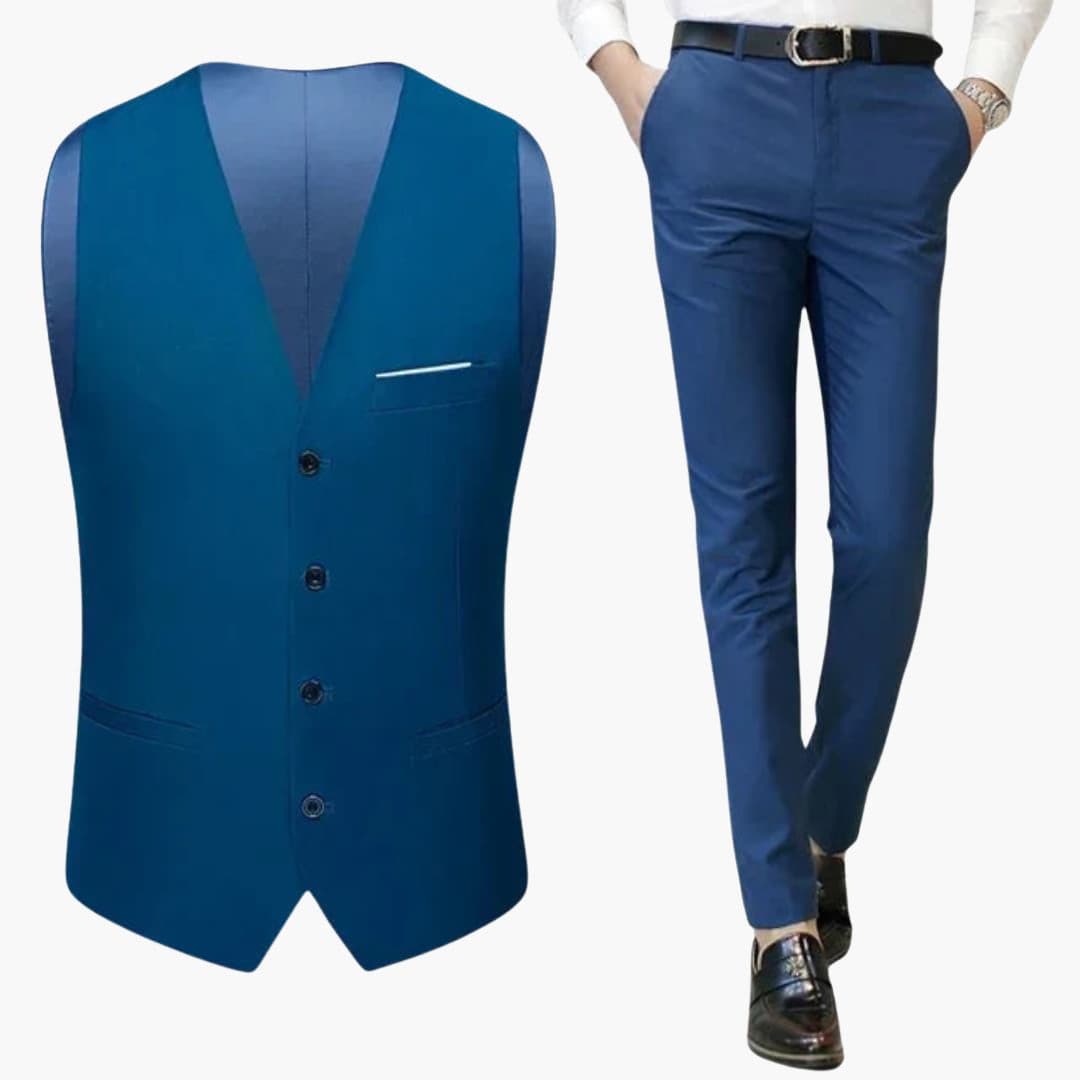 Ensemble gilet et pantalon homme