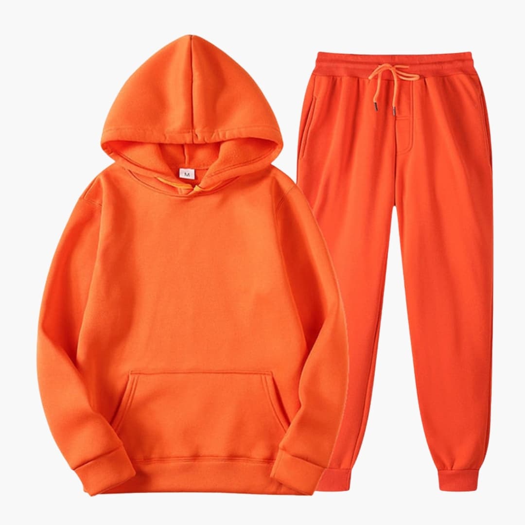 Ensemble jogging femme avec taille élastique et manches longues