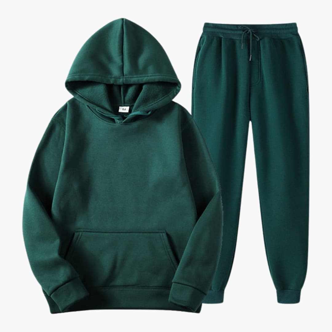 Ensemble jogging femme avec taille élastique et manches longues
