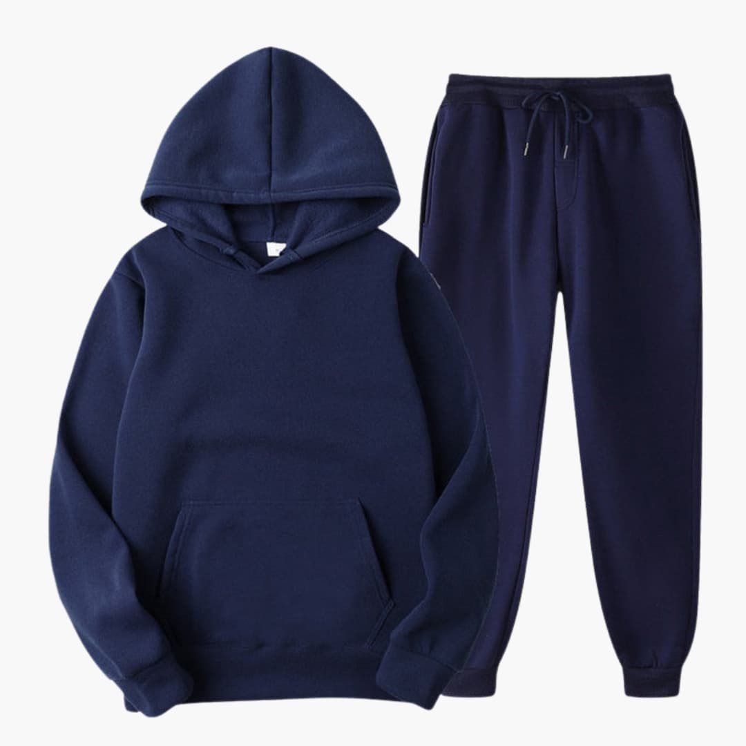Ensemble jogging femme avec taille élastique et manches longues