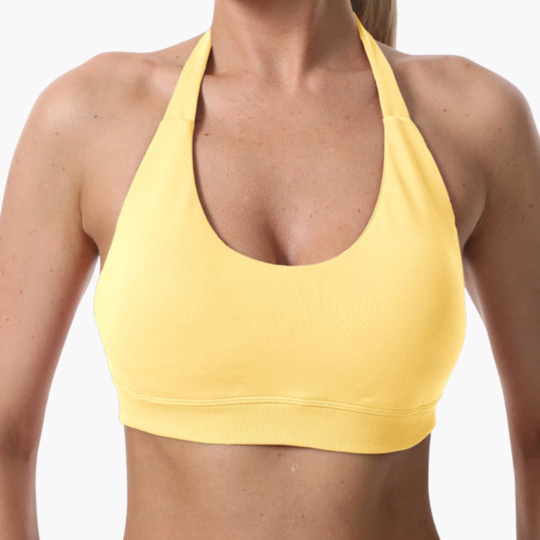 Sport-BH- und Shorts-Set für Damen mit Racerback und elastischem Bund
