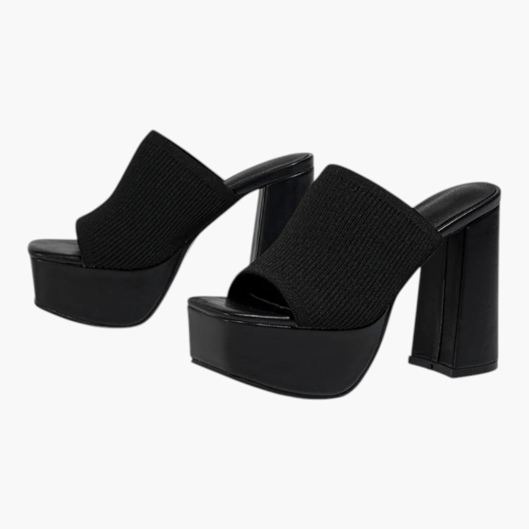 Dames sandalen met plateauzool en antislipzool
