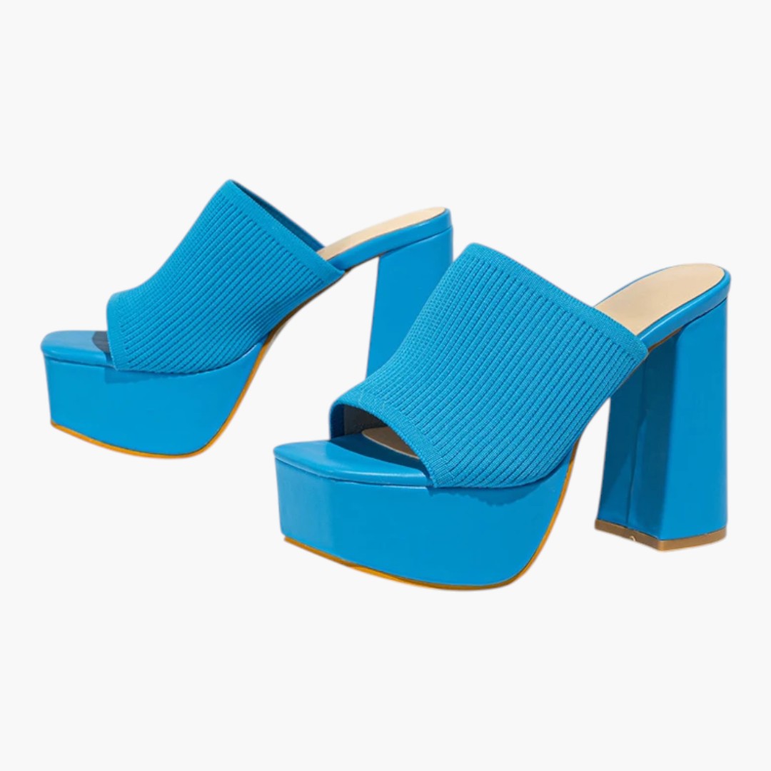 Dames sandalen met plateauzool en antislipzool