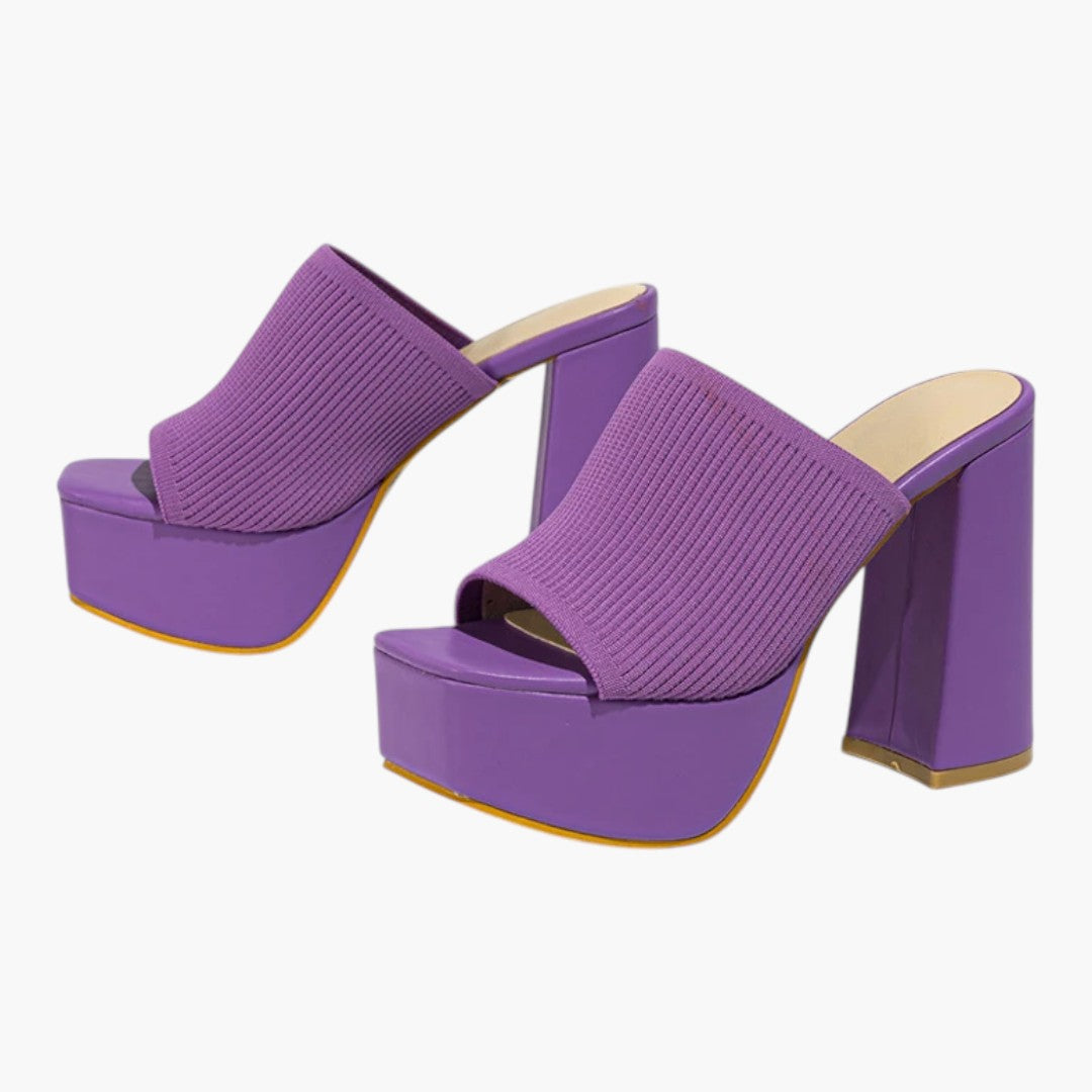 Dames sandalen met plateauzool en antislipzool