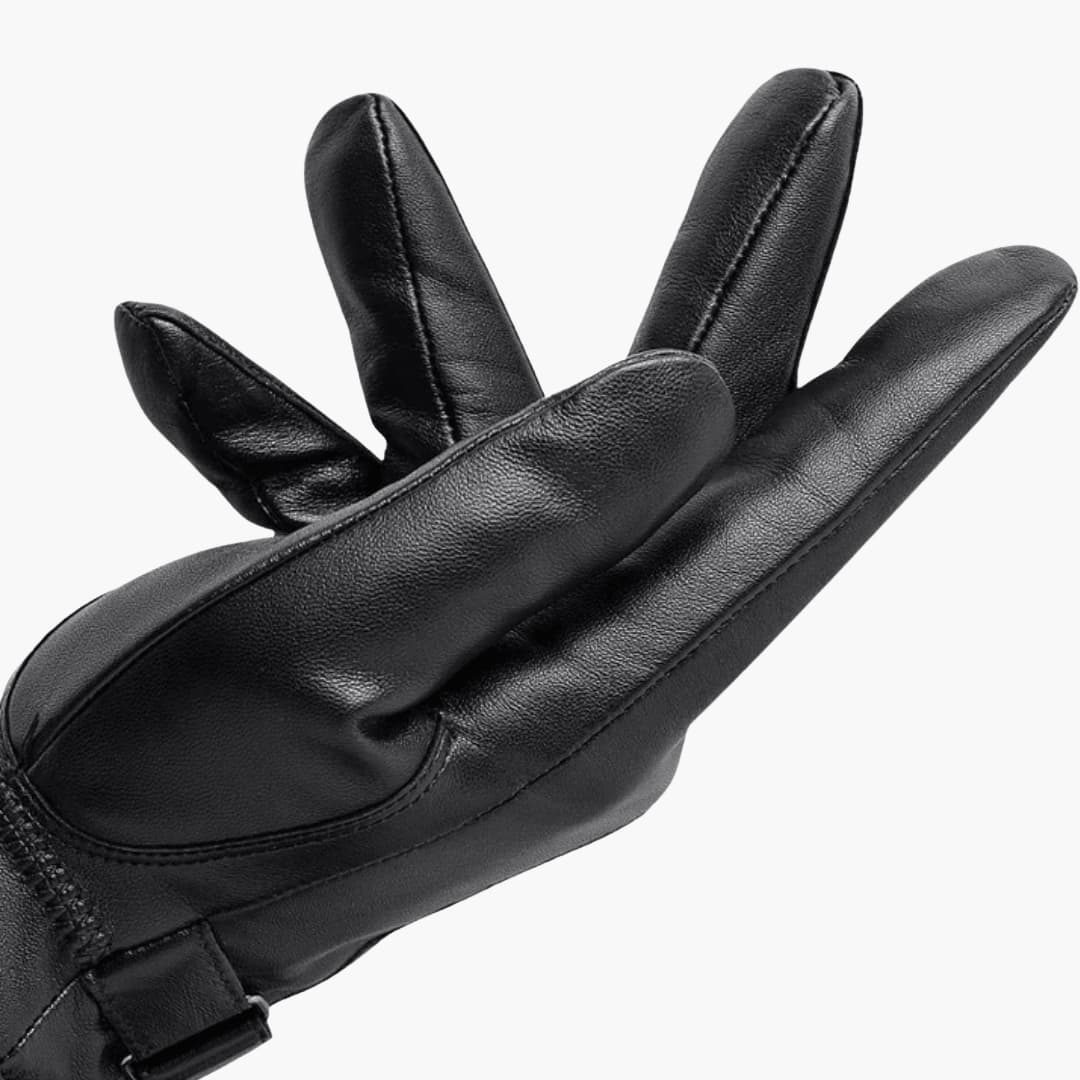 Herenhandschoenen met drukknoopsluiting
