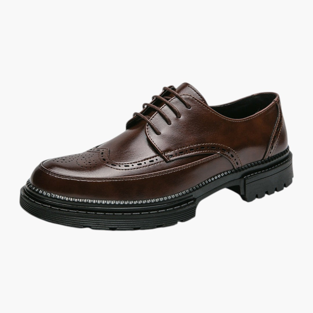Hommes Chaussures Brogue avec Dessus PU et Semelle Caoutchouc
