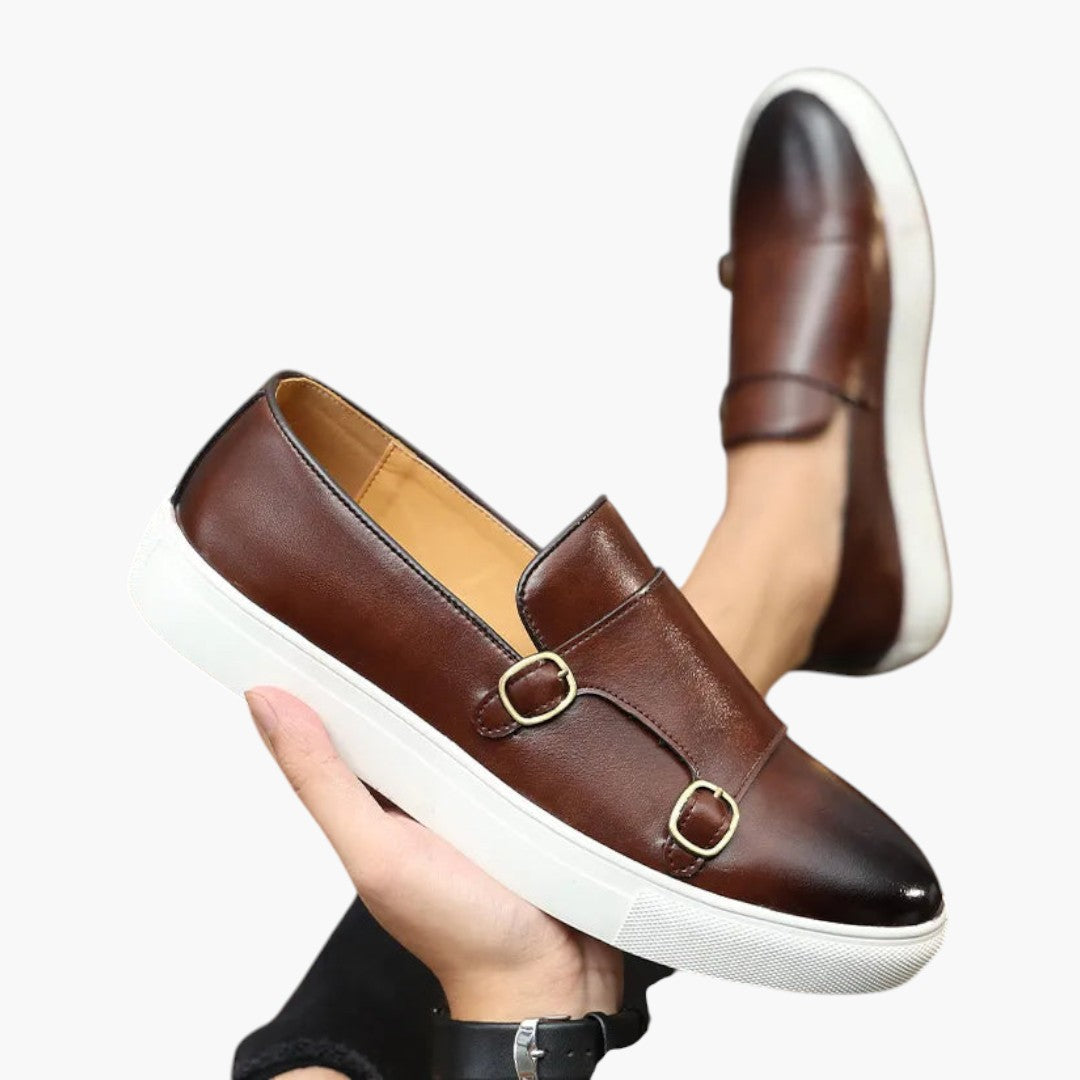 Heren Comfortabele Mocassins met PU Bovenwerk en Rubberzool