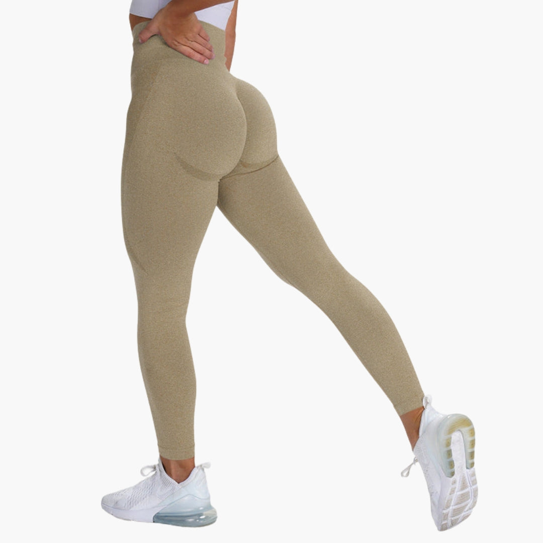 Sport-Leggings für Damen, nahtlos, mit hoher Taille