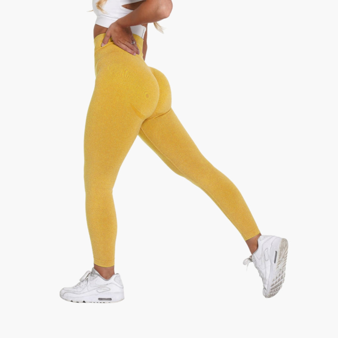 Sport-Leggings für Damen, nahtlos, mit hoher Taille