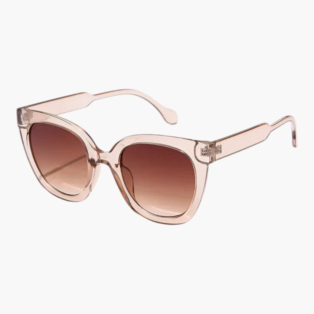 Damen-Sonnenbrille mit Cat-Eye-Form und dicker Fassung