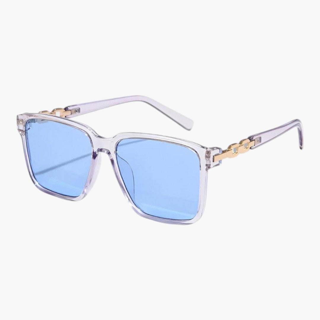 Gafas de sol para mujer con montura cuadrada y lentes degradados