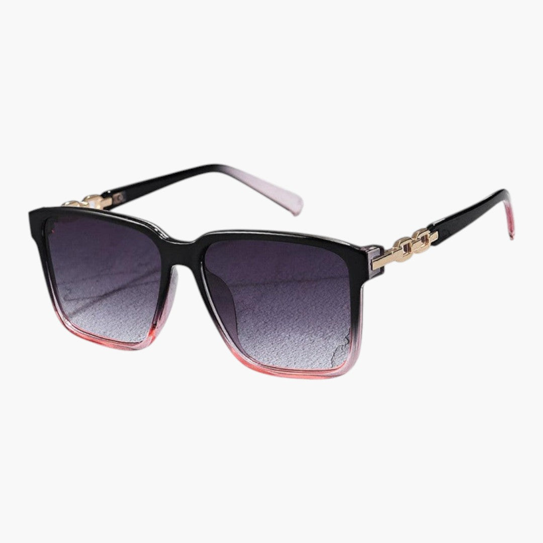 Gafas de sol para mujer con montura cuadrada y lentes degradados