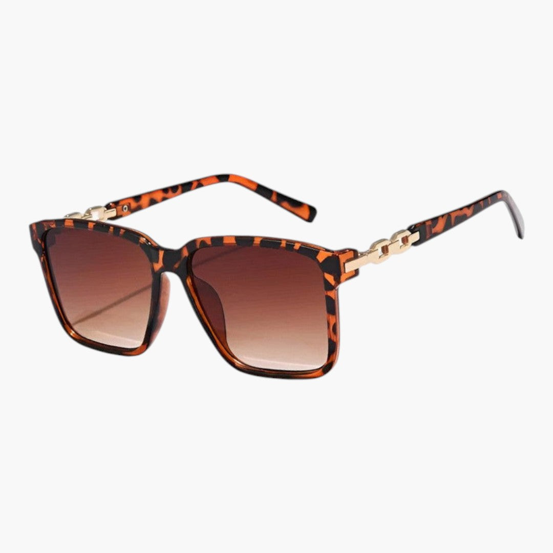 Gafas de sol para mujer con montura cuadrada y lentes degradados