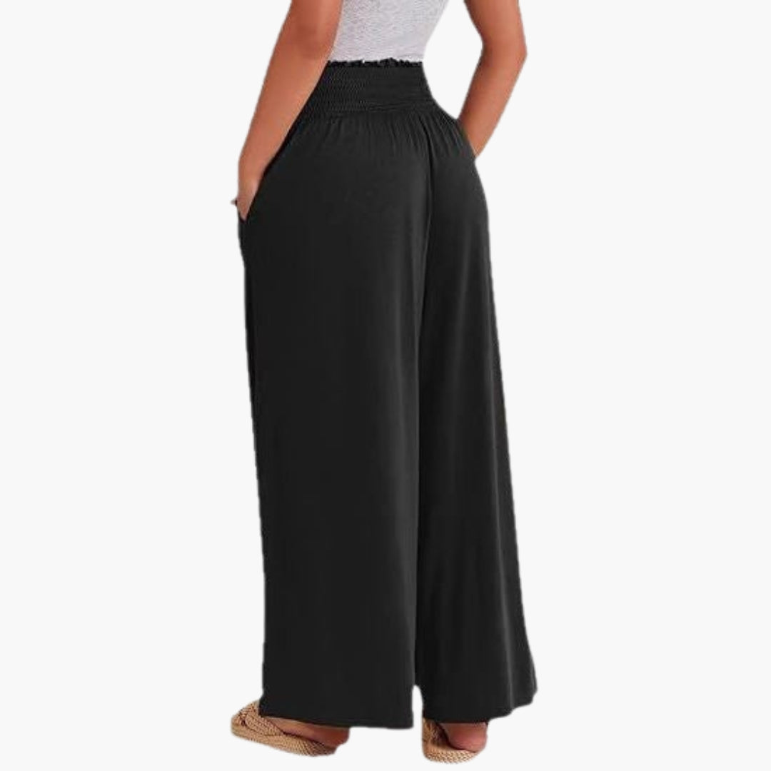 Pantalon Femme à Jambes Larges avec Coupe Ample