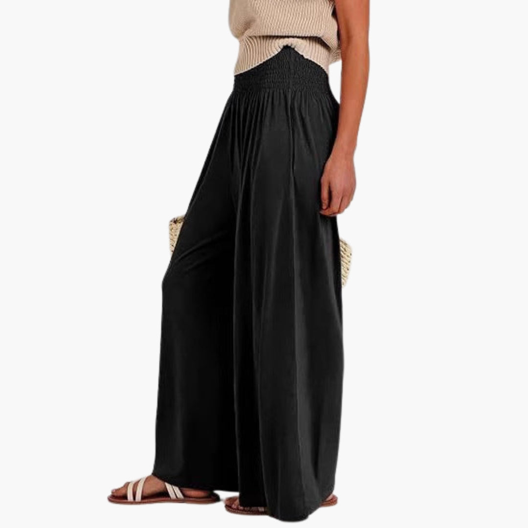 Pantalon Femme à Jambes Larges avec Coupe Ample