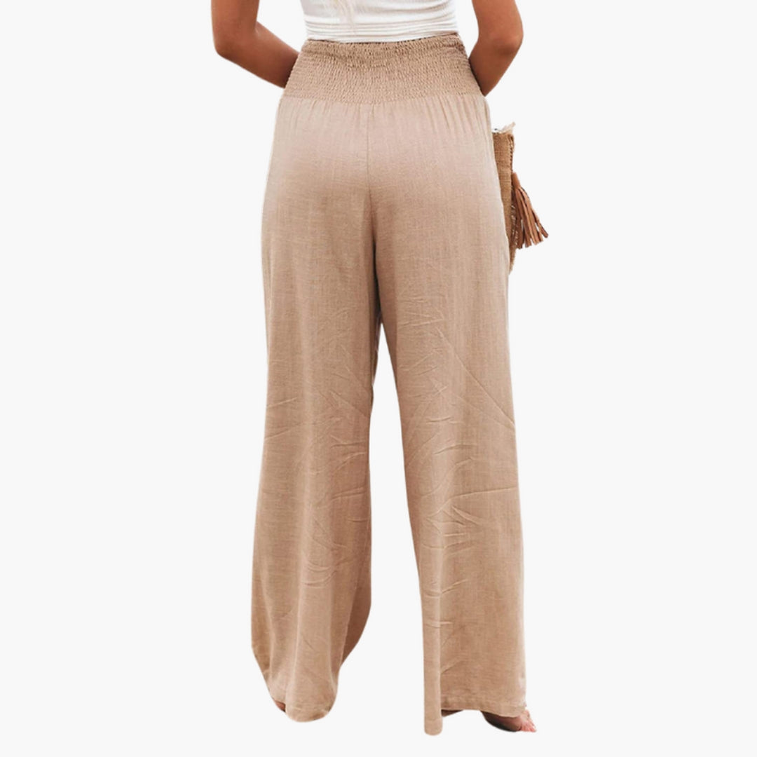 Pantalon Palazzo Femme avec Jambes Larges