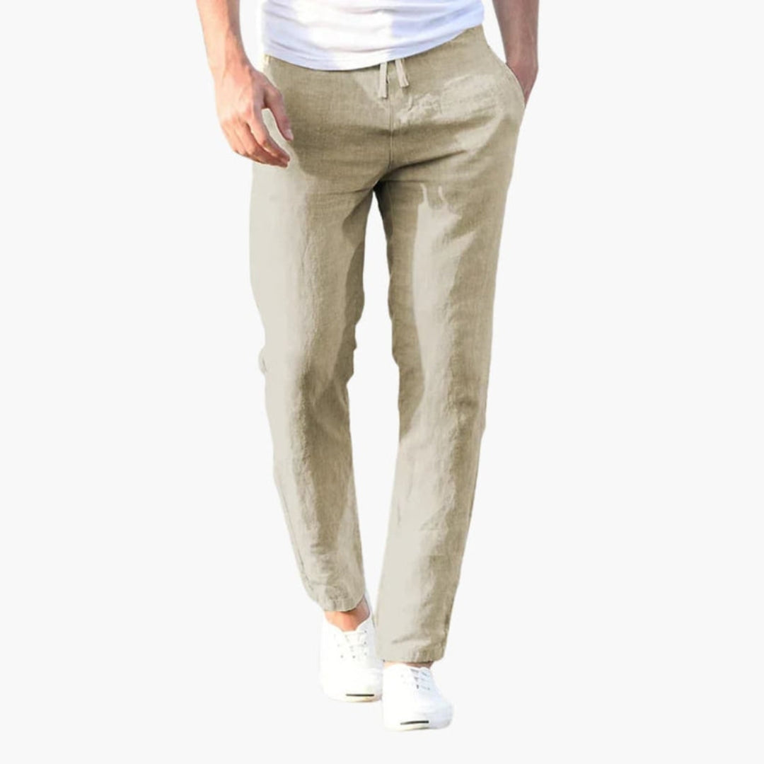 Pantalon d’Été Homme avec Cordon de Serrage