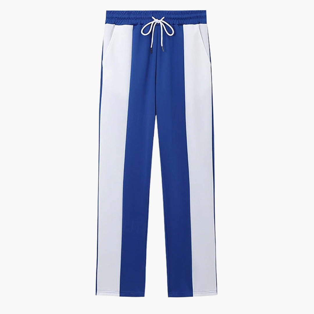 Pantalon de sport pour homme avec taille élastiquée et poches latérales