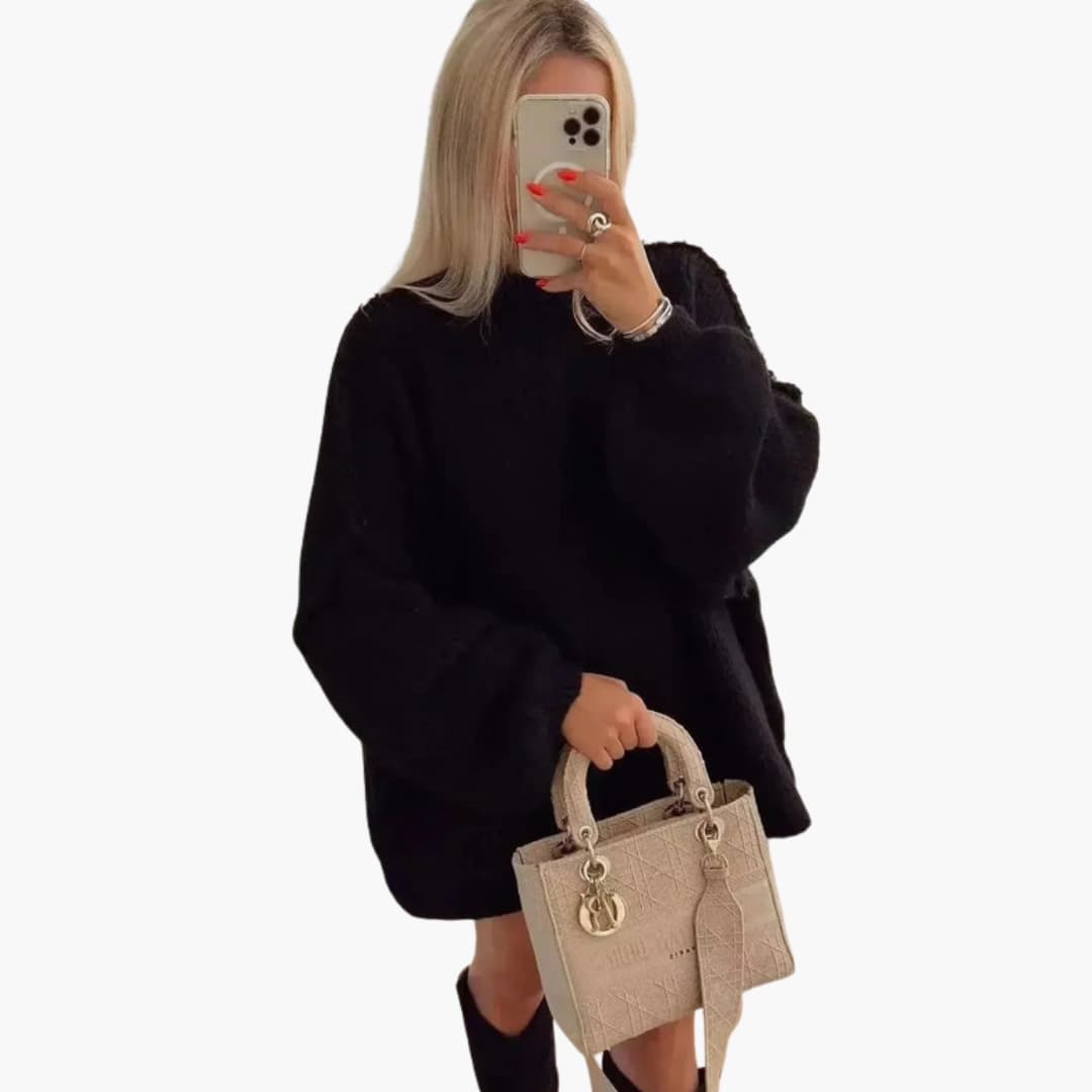 Pull automnal oversize pour femme