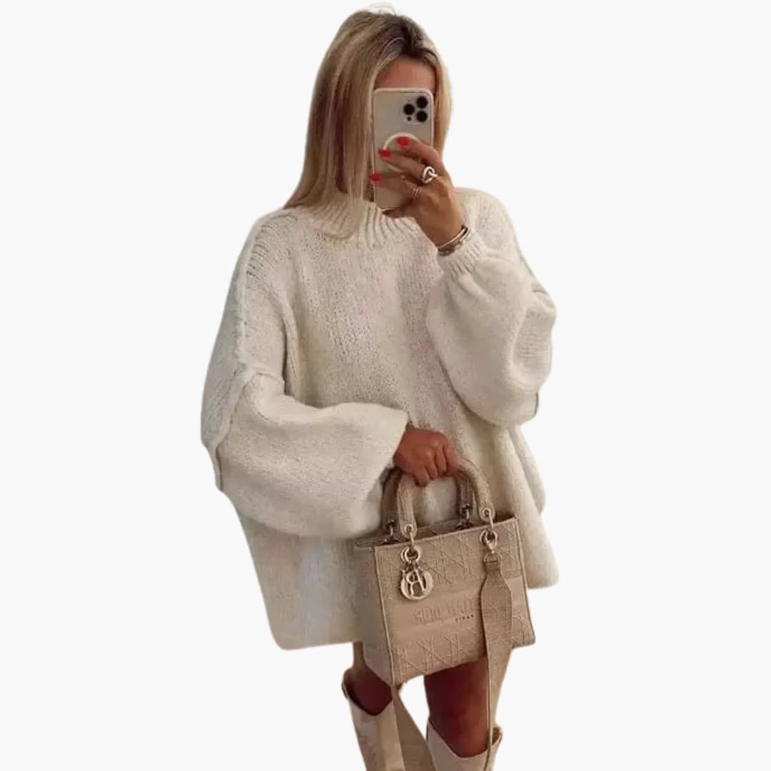 Pull automnal oversize pour femme