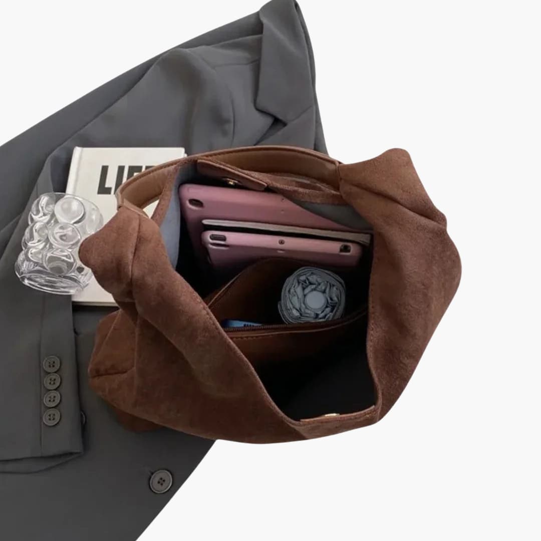 Handtasche für Damen mit schlichtem Design und verstellbarem Schulterriemen