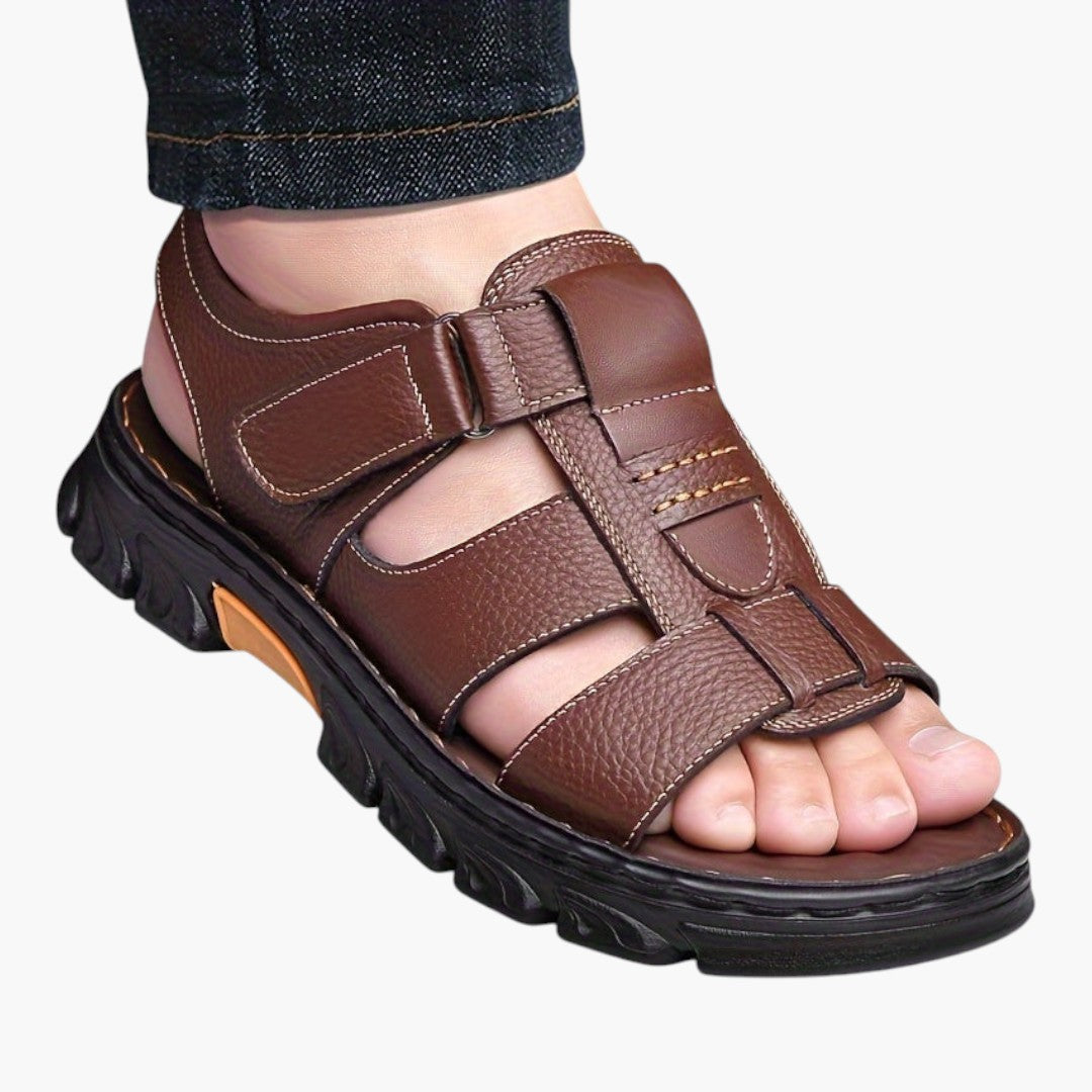 Men's Open-Toe Sandals with Rubber Soles
