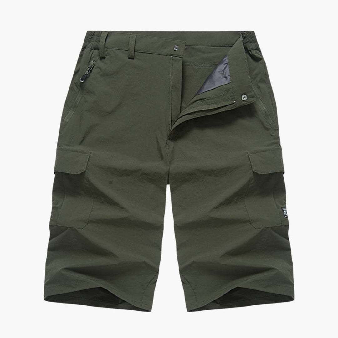 Short cargo homme a poches et passants ceinture
