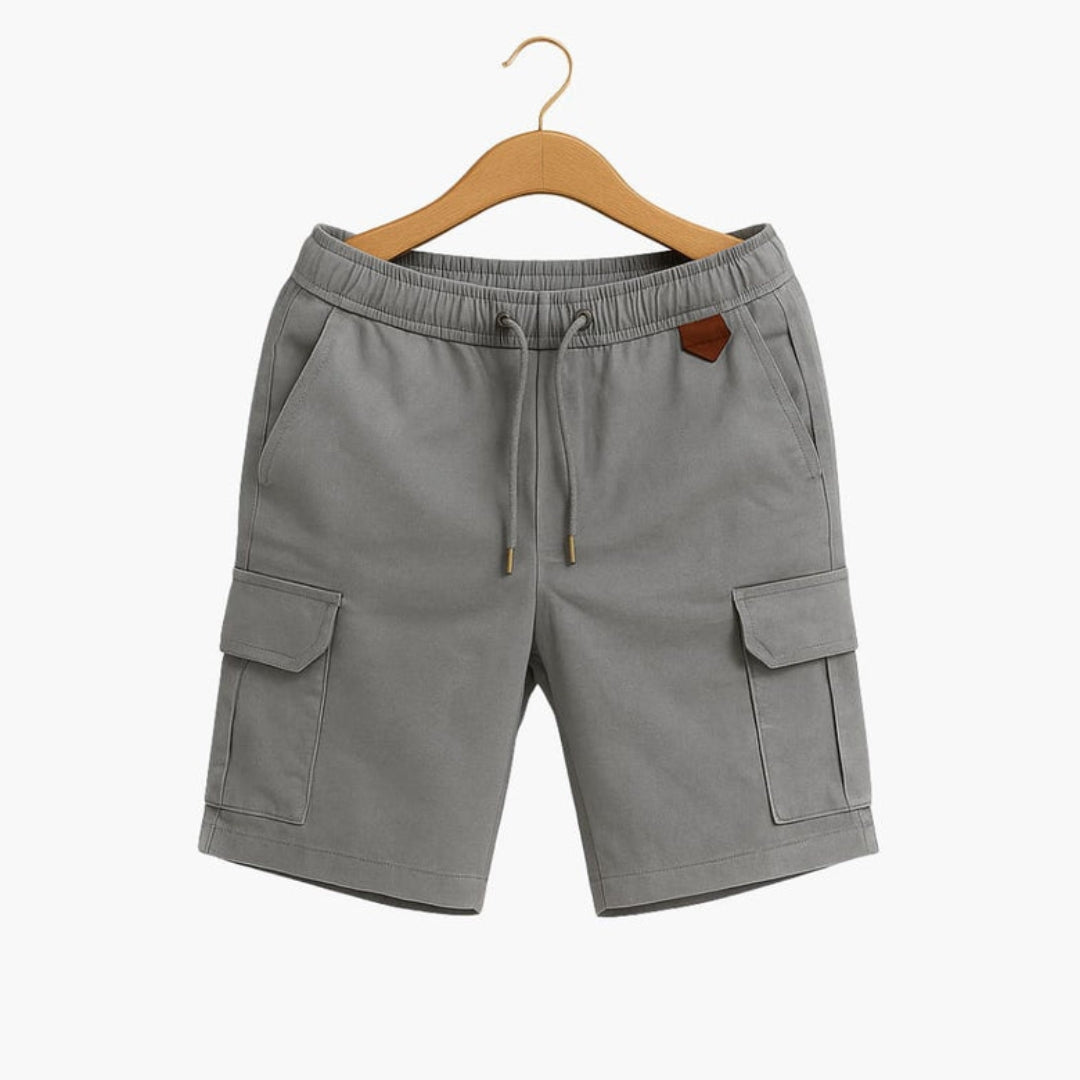 Short cargo homme avec poche à rabat