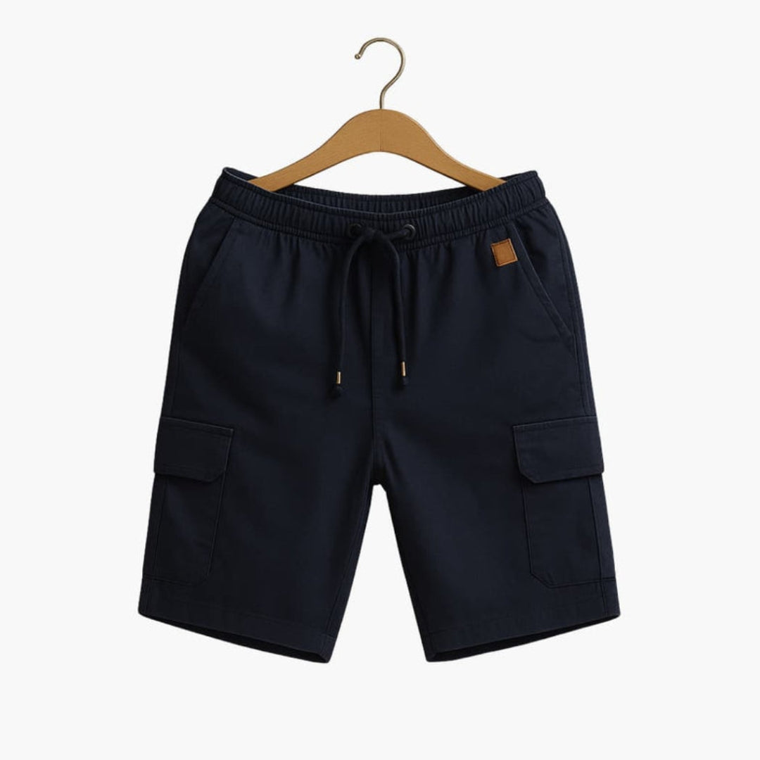 Short cargo homme avec poche à rabat