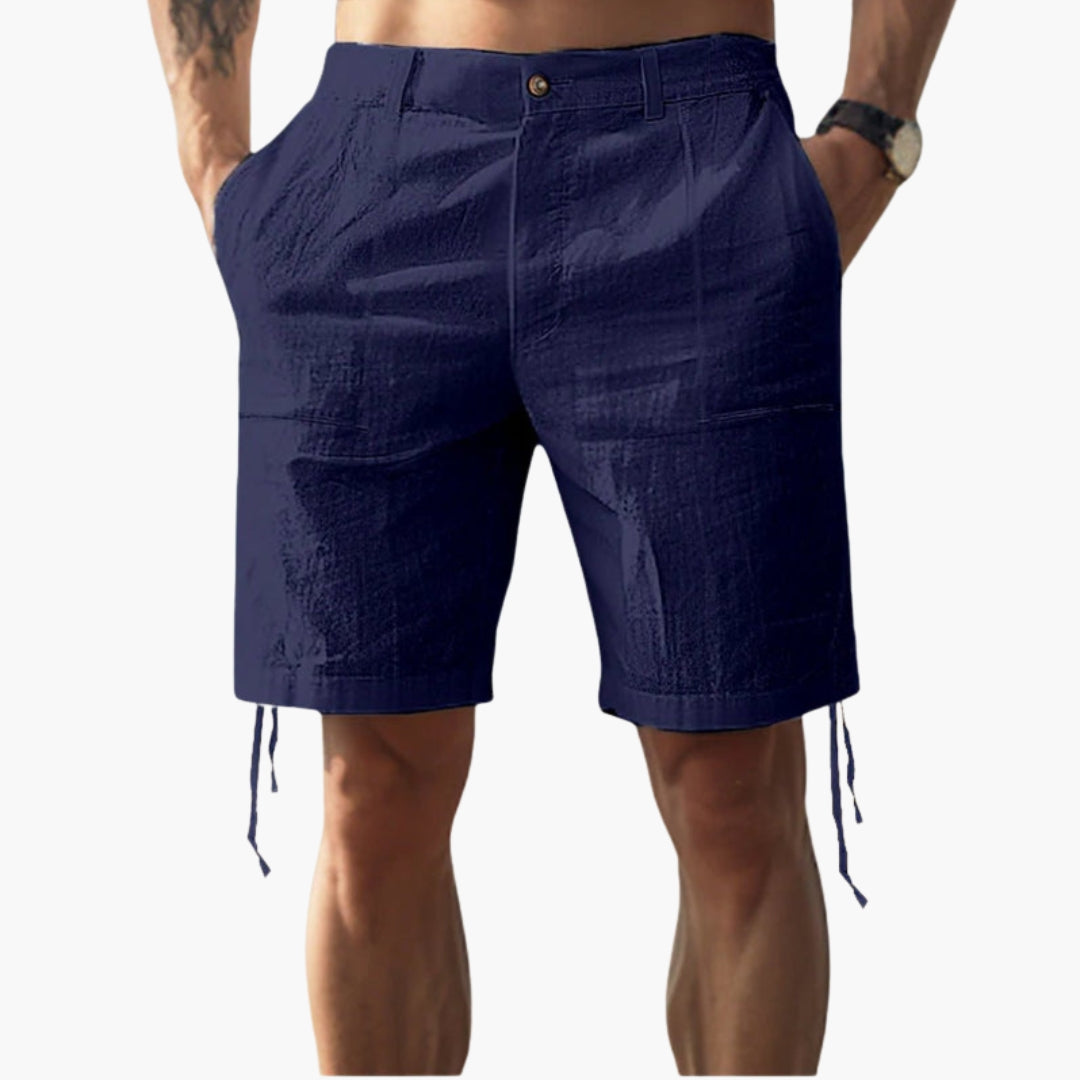 Kurze Herren-Sommerhose mit Seitentaschen