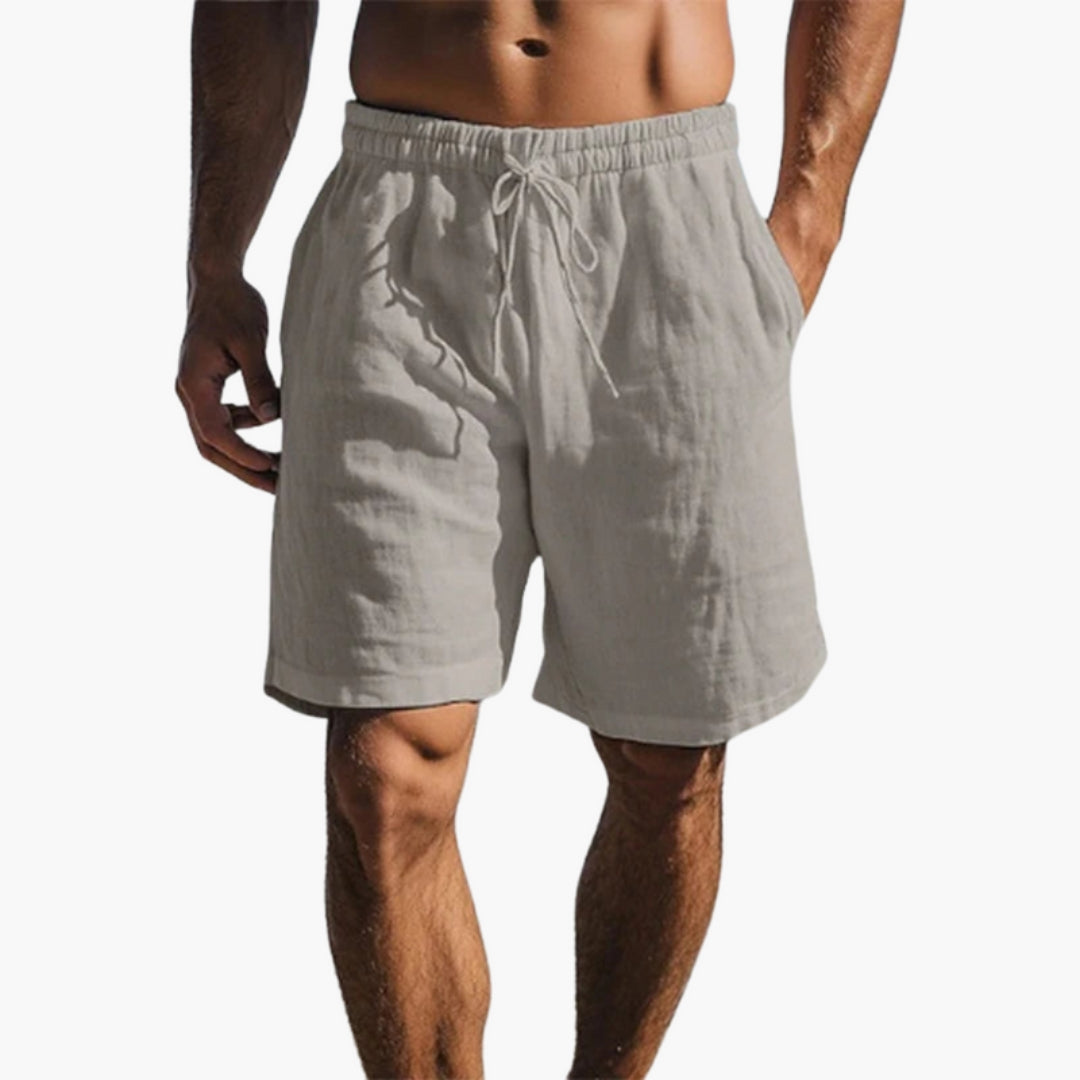 Short de Bain Homme avec Ourlet Droit