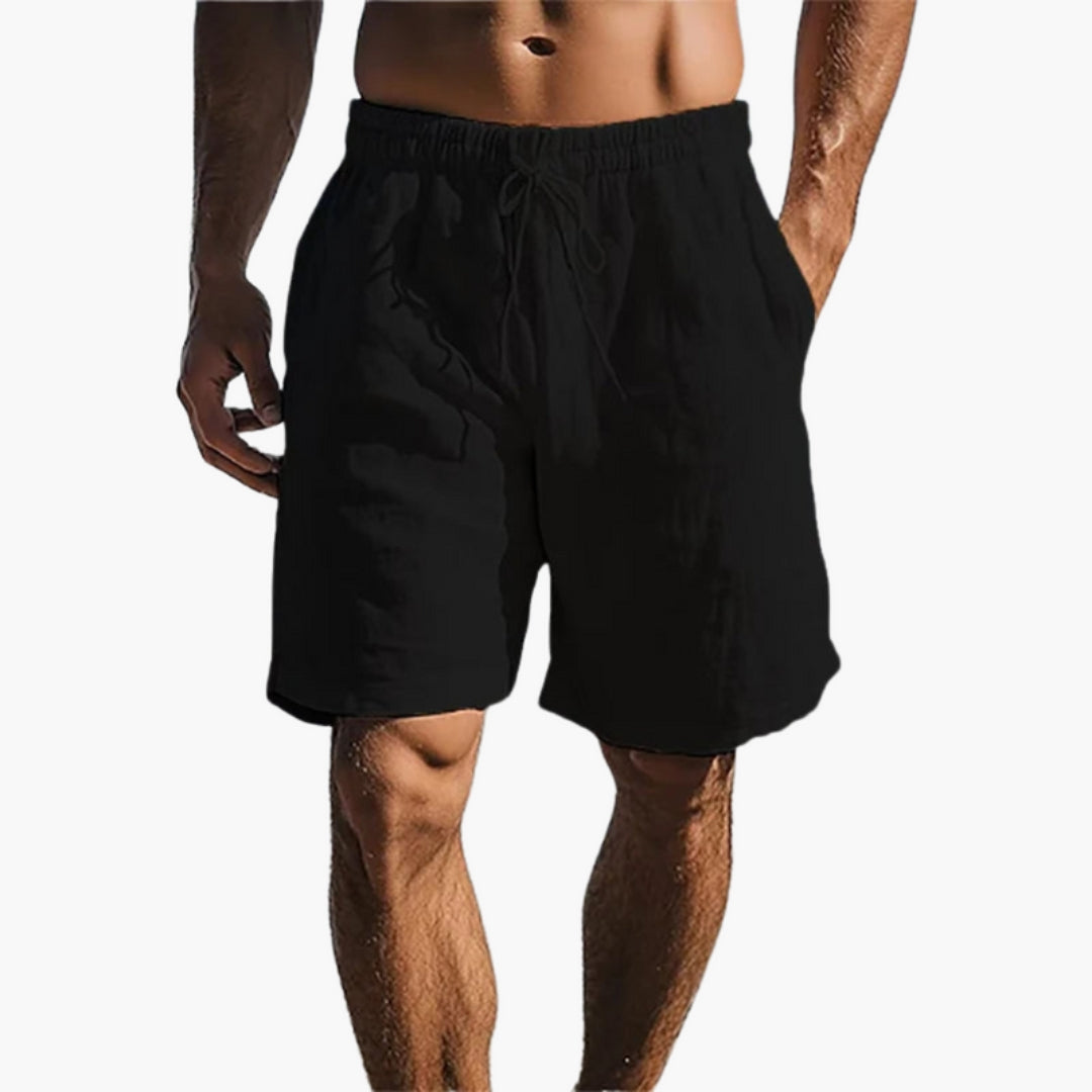 Short de Bain Homme avec Ourlet Droit