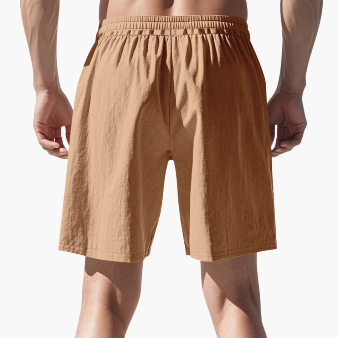 Men's Athletic Shorts with Elastic Waistband