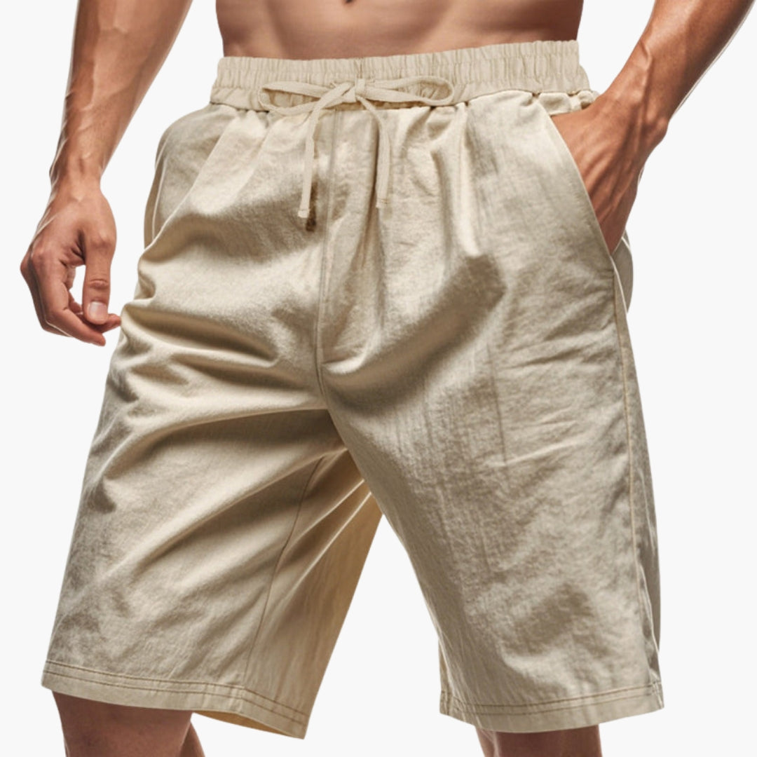 Men's Athletic Shorts with Elastic Waistband