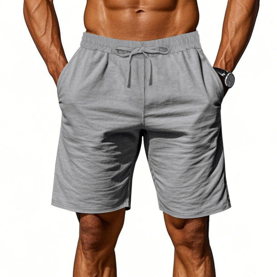 Men's Athletic Shorts with Elastic Waistband