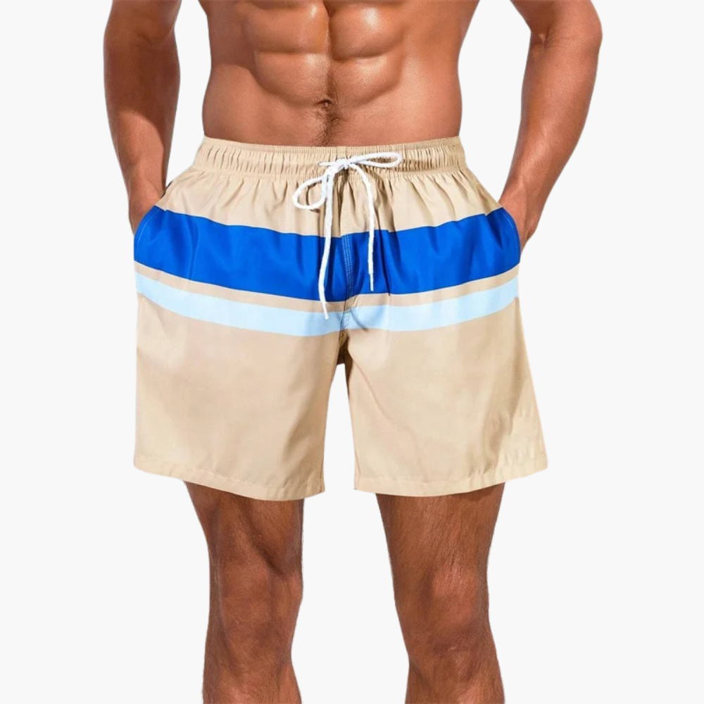 Short de bain pour homme avec poches latérales