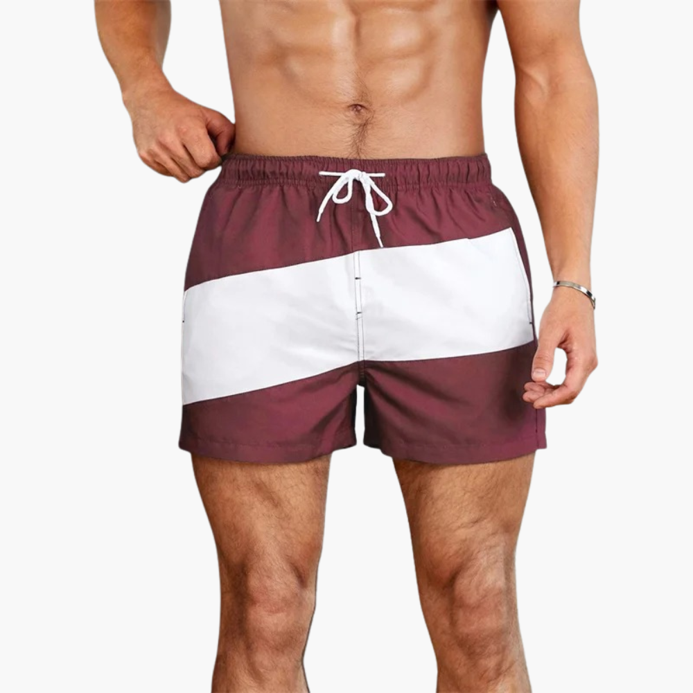 Short de bain pour homme avec poches latérales